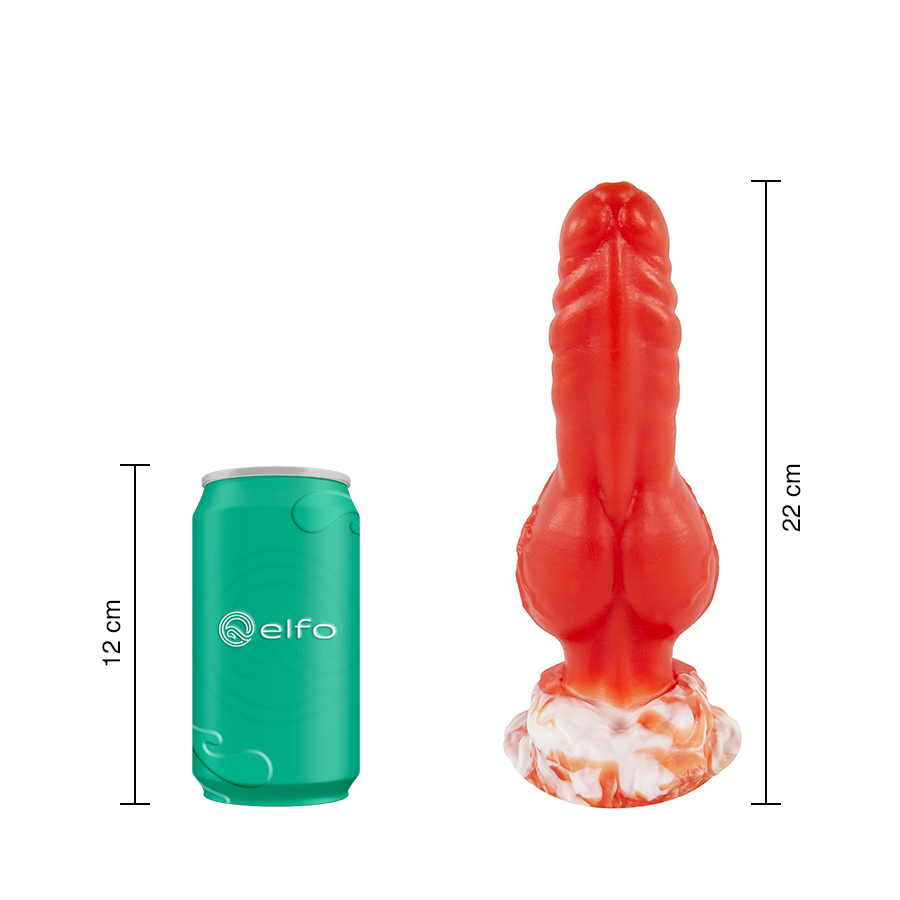 Dildo Mediano Gorgon Naranja